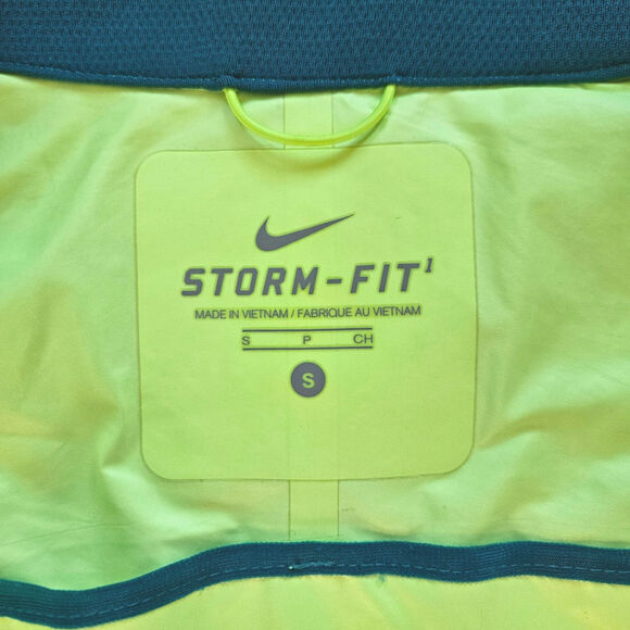 Nike Storm-Fit Jacket Windbreaker Running Biking Yellow Women's Small - Picture 8 of 10